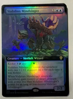 Vodalian Mindsinger (Extended Art) Dominaria United Foil - MTG RARE - Image 1