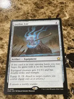 LEYLINE AXE Magic MTG Foundations - Image 1
