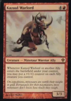 Kazuul Warlord - Zendikar: #134, Magic: The Gathering Nm R155 - Image 1