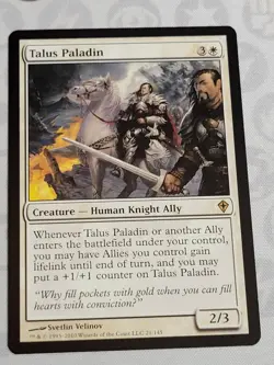 C4762 MAGIC MTG WORLDWAKE TALUS PALADIN #21 NM RARE - Image 1