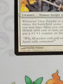 C4762 MAGIC MTG WORLDWAKE TALUS PALADIN #21 NM RARE - Image 4