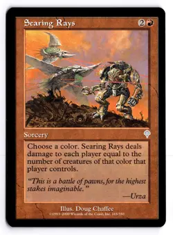 Searing Rays 165 Invasion U MTG LP - Image 1