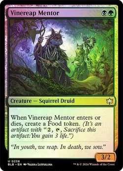 MTG-Vinereap Mentor Bloomburrow(NM-FOIL)#238 - Image 1