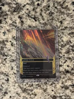 Lotus Field (0023) (Borderless) Edge of Eternities: Stellar Sights Foil - Image 1