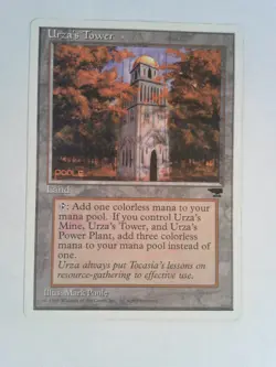 Urza's Tower (Forest) - Chronicles Magic the Gathering MtG Land - Image 1