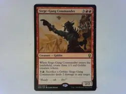 Siege-Gang Commander Dominaria - Magic the Gathering mtg Red - Image 1