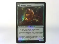 Foil Wolfkin Outcast Innistrad: Crimson Vow Magic the Gathering MTG AFR - Image 1