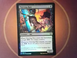 Foil Thriving Rats - Kaladesh - Magic the Gathering Mtg - black - Image 1