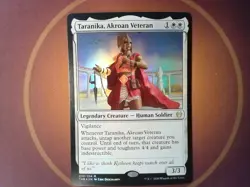 Foil Taranika, Akroan Veteran - Theros: Beyond Death - Mtg White - Image 1