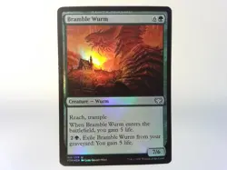 Foil Bramble Wurm Innistrad: Crimson Vow - Magic the Gathering MTG AFR - Image 1