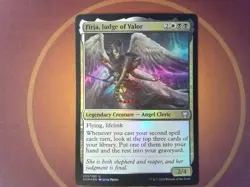 Foil Firja, Judge of Valor - Kaldheim -Mtg Magic the Gathering snow Multi - Image 1