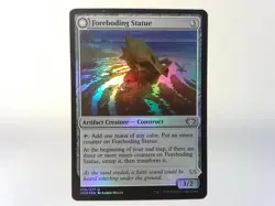Foil Foreboding Statue Innistrad: Crimson Vow - Magic the Gathering MTG AFR - Image 1