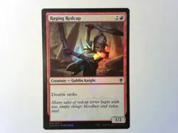 Foil Raging Redcap Throne of Eldraine - Magic the Gathering Red - Image 1