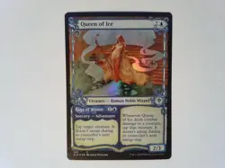 Foil Queen of Ice Showcase - Throne of Eldraine - Magic the Gathering - Image 1
