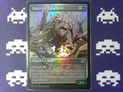 Foil Migratory Greathorn Ikoria: Lair of Behemoths 297 Magic the Gathering Green - Image 1