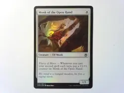 Foil Monk of the Open Hand Forgotten Realms - Magic the Gathering MTG AFR - Image 1