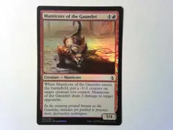 Foil Manticore of the Gauntlet Amonkhet - Magic the Gathering Red - Image 1