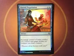 Foil Shrewd Negotiation - Kaladesh - Magic the Gathering Mtg - blue - Image 1
