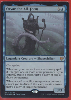 Ovar the All Form - MTG - Custom Commander Deck - Mono Blue - Deckbox w/ Sleeves - Image 1