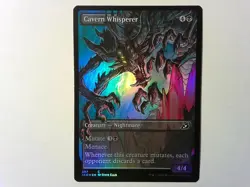 Foil Cavern Whisperer Ikoria: Lair of Behemoths - Magic the Gathering MtG Black - Image 1