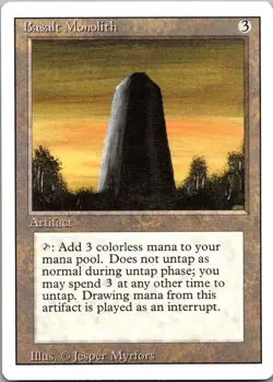 1994 Revised Edition L Basalt Monolith Core/Uncommon #235 - Image 1