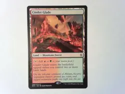 Cinder Glade Battle for Zendikar - Magic the Gathering Mtg Land - Image 1
