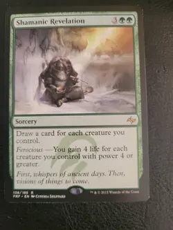 Shamanic Revelation - Fate Reforged: #138 FRF Magic: The Gathering MTG Green LP - Image 1