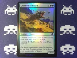 Foil Greater Sandwurm Ikoria: Lair of Behemoths - Magic the Gathering MTG Green - Image 1