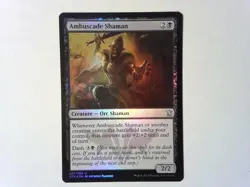 Foil Ambuscade Shaman Dragons of Tarkir - Magic the Gathering Mtg - Black - Image 1