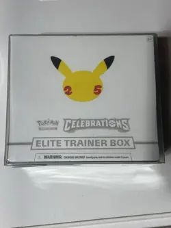 Pokemon TCG Celebrations ETB Elite Trainer Box 25th +protector see pics 820650809439 - Image 1