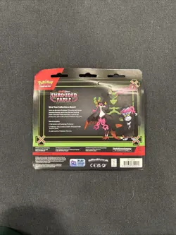 Pokemon SV Shrouded Fable 3 Pack Blister + Galaxy Holo Pecharunt - Sealed / New - Image 2