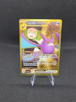 Team Rocket's Crobat ex 242/182 Gold Destined Rivals Hyper Rare Pokemon NM - Image 1