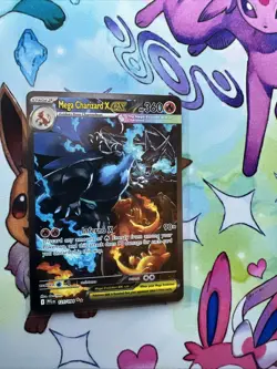 2025 Pokemon Phantasmal Flames MEGA CHARIZARD X ex 125/094 SIR! Mint In Hand - Image 1