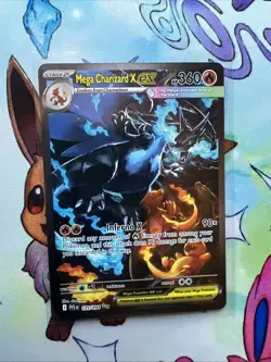 2025 Pokemon Phantasmal Flames MEGA CHARIZARD X ex 125/094 SIR! Mint In Hand - Image 2