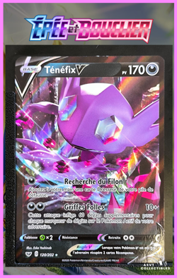 Carte Pokemon Tenefix V 120/202 EB01 EB1 Epee et Bouclier FR - Image 1