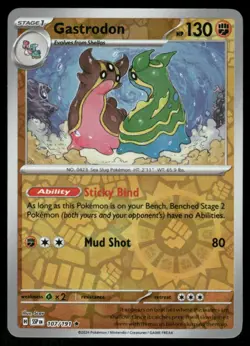 2024 Scarlet & Violet Series - Surging Sparks Gastrodon Rare #107 - Image 1