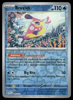 2024 Scarlet & Violet Series - Surging Sparks Bruxish Uncommon #49 - Image 1
