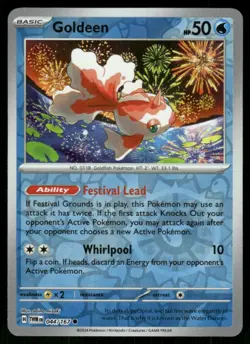 2024 Scarlet & Violet Series - Twilight Masquerade Goldeen Common #44 - Image 1