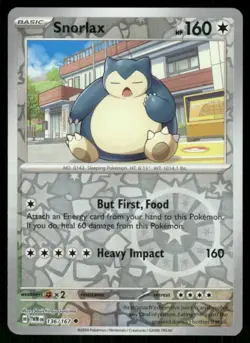 2024 Scarlet & Violet Series - Twilight Masquerade Snorlax Uncommon #136 - Image 1