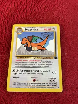Dragonite Kids WB Movie 5 Black Star Promo (Holo Stamped) WotC Pokemon Played - Image 5