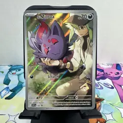 N's Zorua SVP 189 Black Star Promo -Near Mint- Pokemon TCG - Image 1