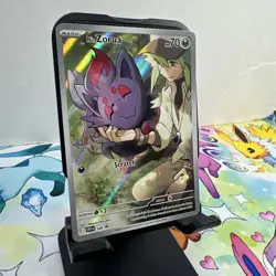 N's Zorua SVP 189 Black Star Promo -Near Mint- Pokemon TCG - Image 2