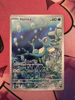 Horsea 067/064 Shrouded Fable Holo Illustration Rare Pokemon English Near Mint - Image 1