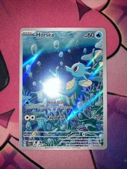 Horsea 067/064 Shrouded Fable Holo Illustration Rare Pokemon English Near Mint - Image 2