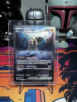 POKEMON PALDEA EVOLVED TING-LU EX SPECIAL ILLUSTRATION RARE 263/193 TCG HOLO - Image 1