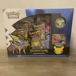 Pokemon TCG Celebrations Zacian LV. X Deluxe Pin Collection Box Factory Sealed - Image 1