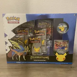 Pokemon TCG Celebrations Zacian LV. X Deluxe Pin Collection Box Factory Sealed - Image 1