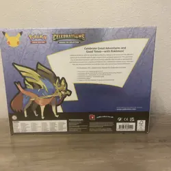 Pokemon TCG Celebrations Zacian LV. X Deluxe Pin Collection Box Factory Sealed - Image 2