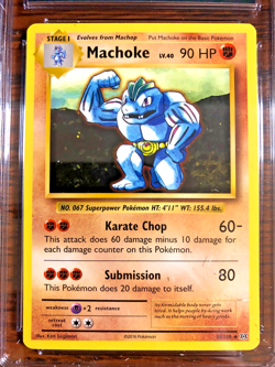 Machoke Regular Uncommon #58 - CGC NM/MINT+ 8.5 - 2016 Evolutions - Pokemon TCG - Image 2