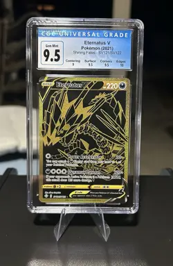 2021 Pokemon Shining Fates #SV121 Eternatus V Full Art CGC 9.5 Gem Mint - Image 1